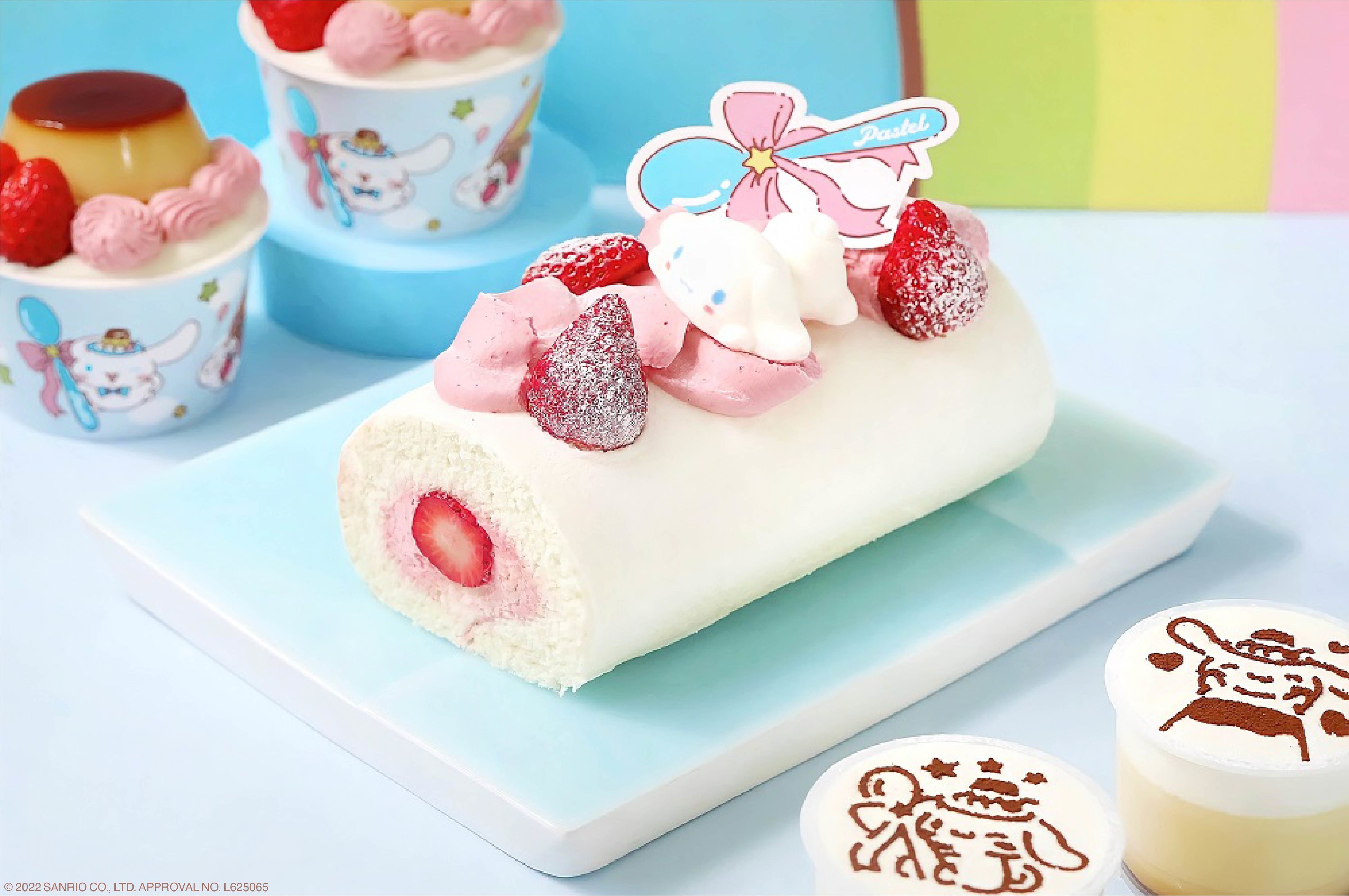 シナモロール×パステル！20周年を記念した虹色な2段ケーキも登場