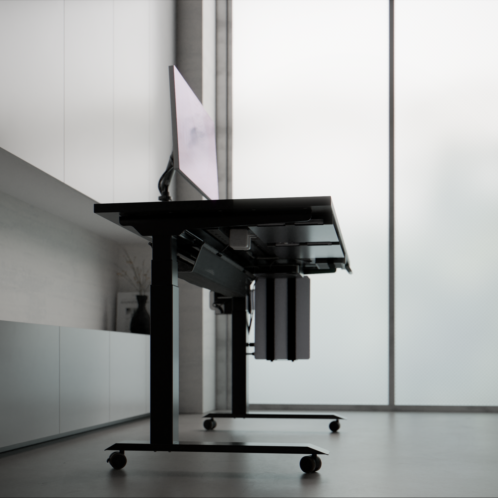 電動昇降デスク用天板 BOARD - METRO DARK for FlexiSpot E7 Pro