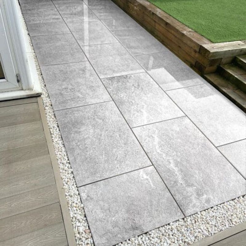 Valletta Grey 900x600x20 mm Outdoor Porcelain Paving