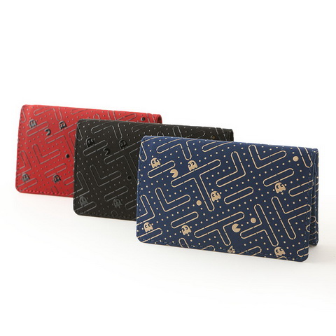 パックマンと伝統工芸「甲州印伝」がコラボ 財布やパスケースなど