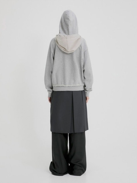 FLAREUP】Layered Zip Hoodie / 【フレアアップ】レイヤードジップ