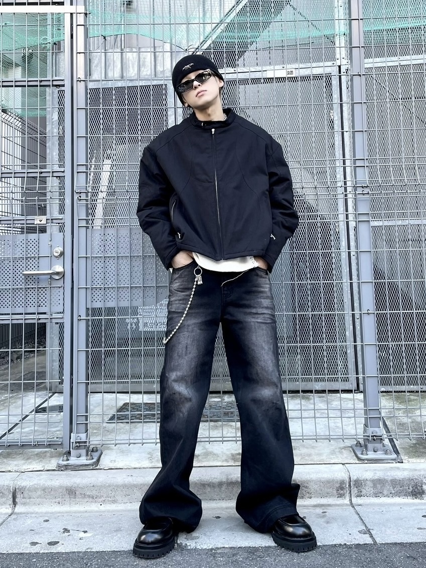 受注制【Chikashitsu +】square frame sunglasses 3 (3color