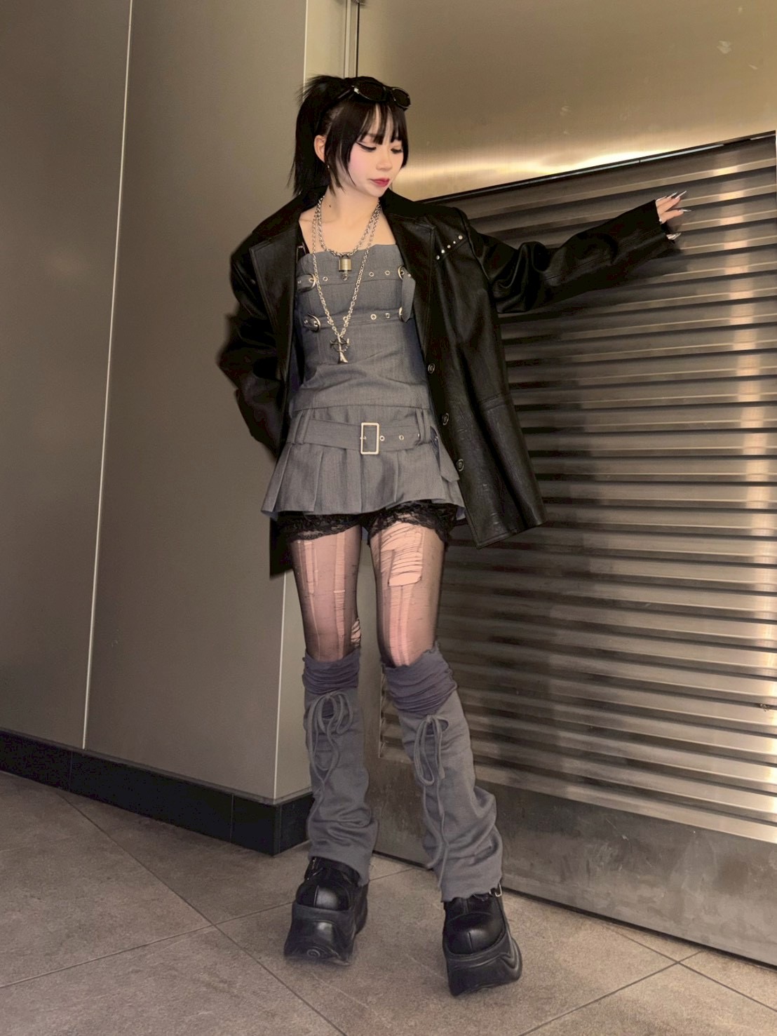 tutuha チュチュア 骸骨パニエ Gal Vkei 渋谷 Shibuya 初チュチュア