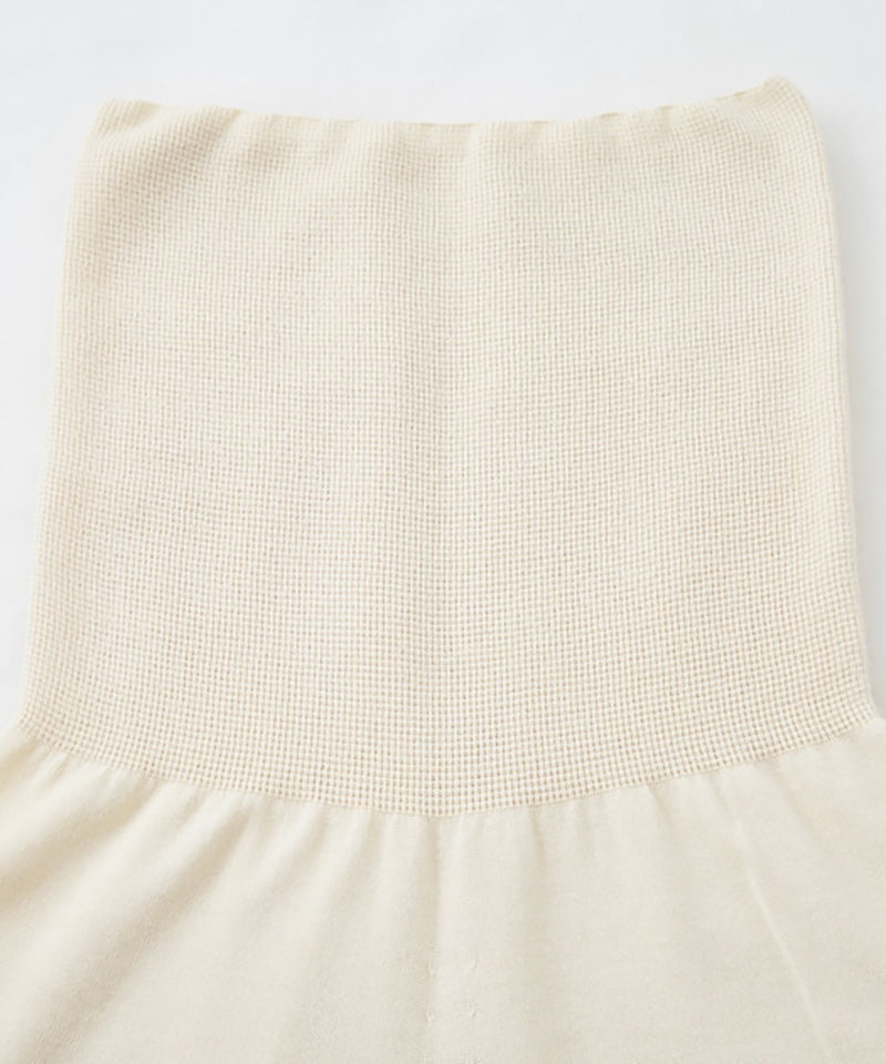 無縫製はらまき付き薄手レギンス｜オーガニックコットン