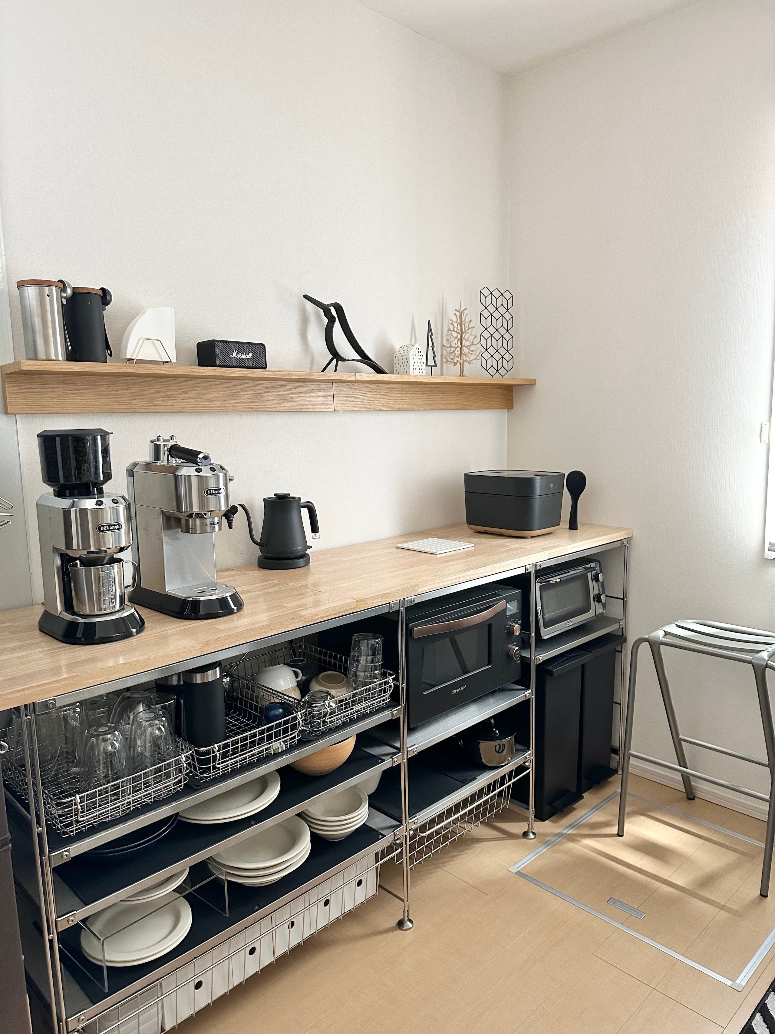 無印良品 ステンレスユニットシェルフ・ステンレス追加用ワイヤー