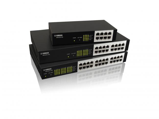 ヤマハ スマートL2スイッチ 『SWX2210-8G』『SWX2210-16G』『SWX2210