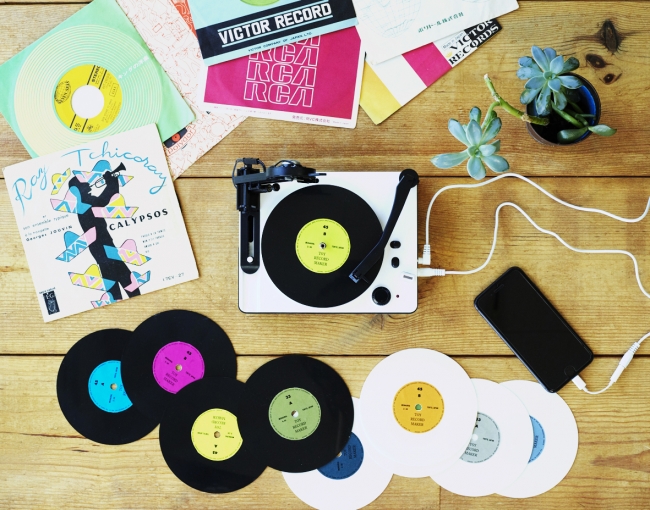 スマホをつないで自宅でオリジナルレコードをつくれる組立キット『大人