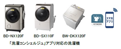 通知機能で洗濯終了をお知らせ、「OK Google」に対応 | 日立グローバル