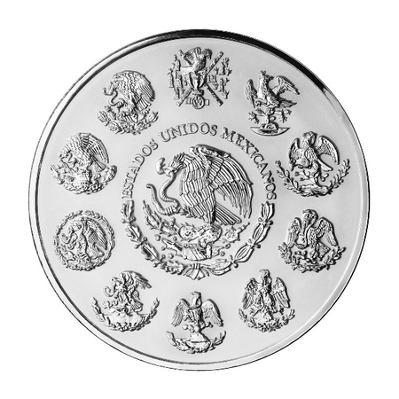 メキシコ発行／メキシコ造幣局鋳造 『太陽の石 アステカカレンダー