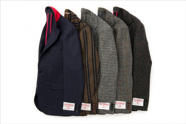 SALE 【美品】ニューヨーカーハリスツイードジャケット ウール100% M