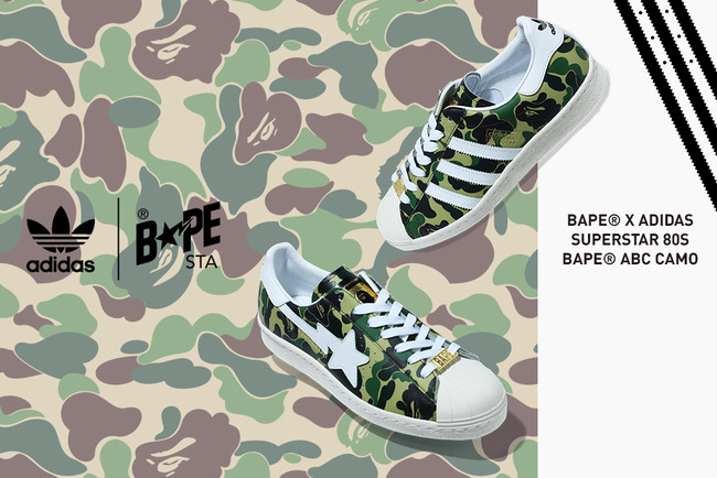BAPE® × adidas Originals “SUPERSTAR 80S” | 株式会社 ノーウェアの