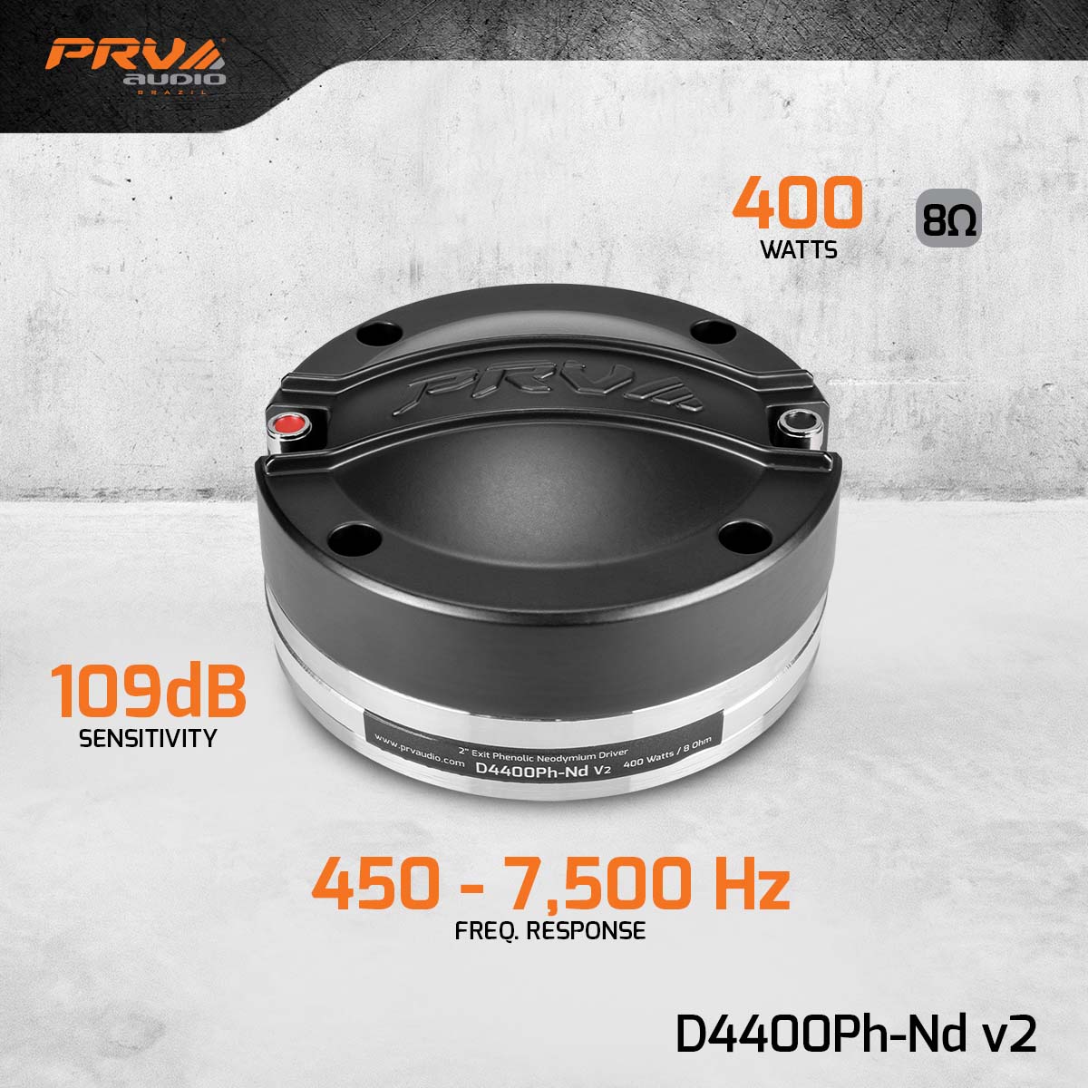 D4400Ph-Nd v2 - PRV Audio