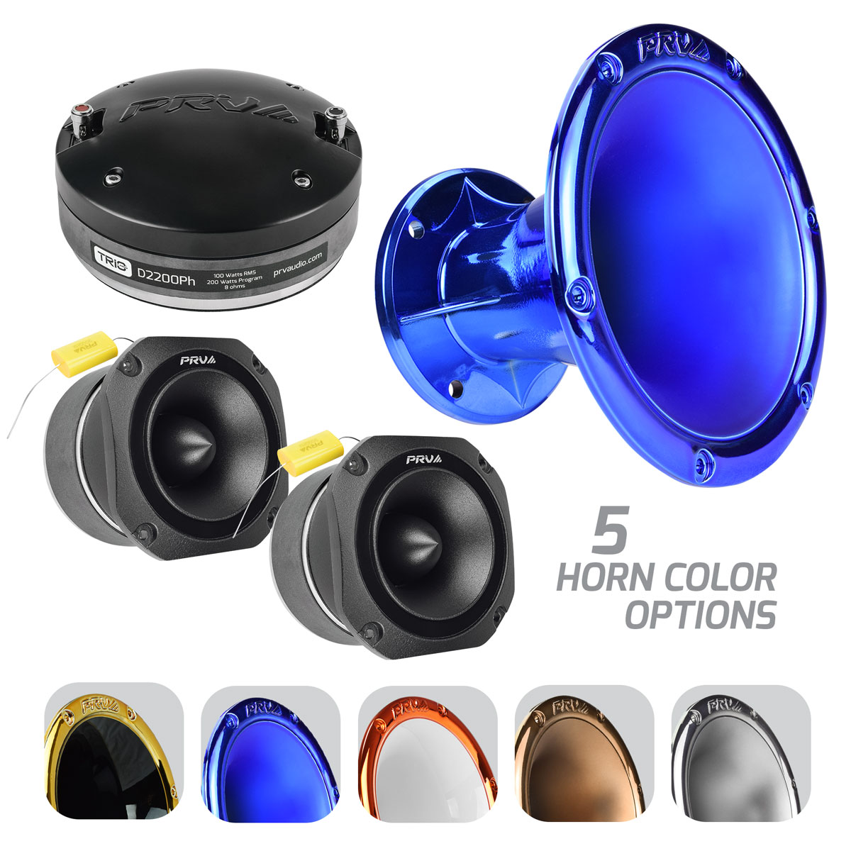 Vocal Horn Driver + Tweeters Bundle - PRV Audio Chuchero Kit