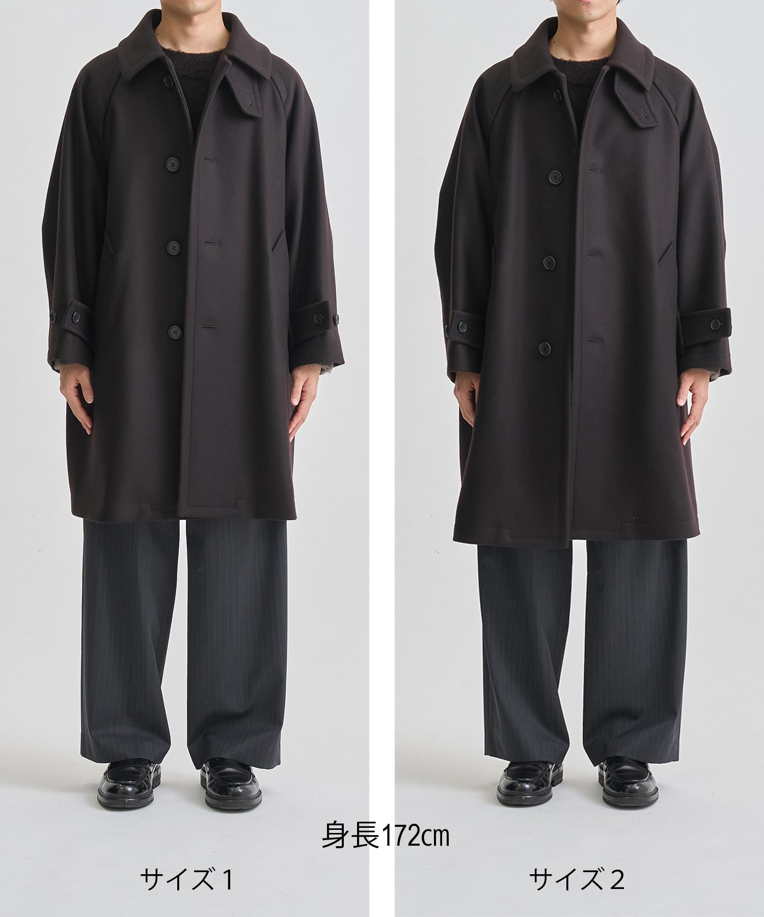 Super140s メルトンバルカラーコート(1 CHECK): : メンズ｜PUBLIC