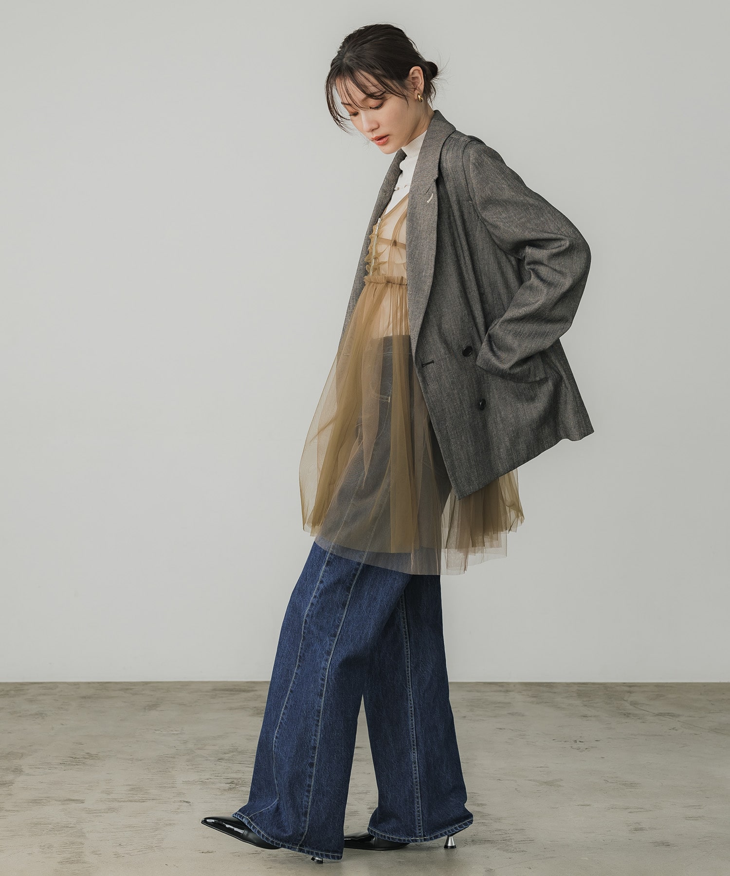 ピークドテーラードジャケット(2 MULTI): : ウィメンズ｜PUBLIC TOKYO