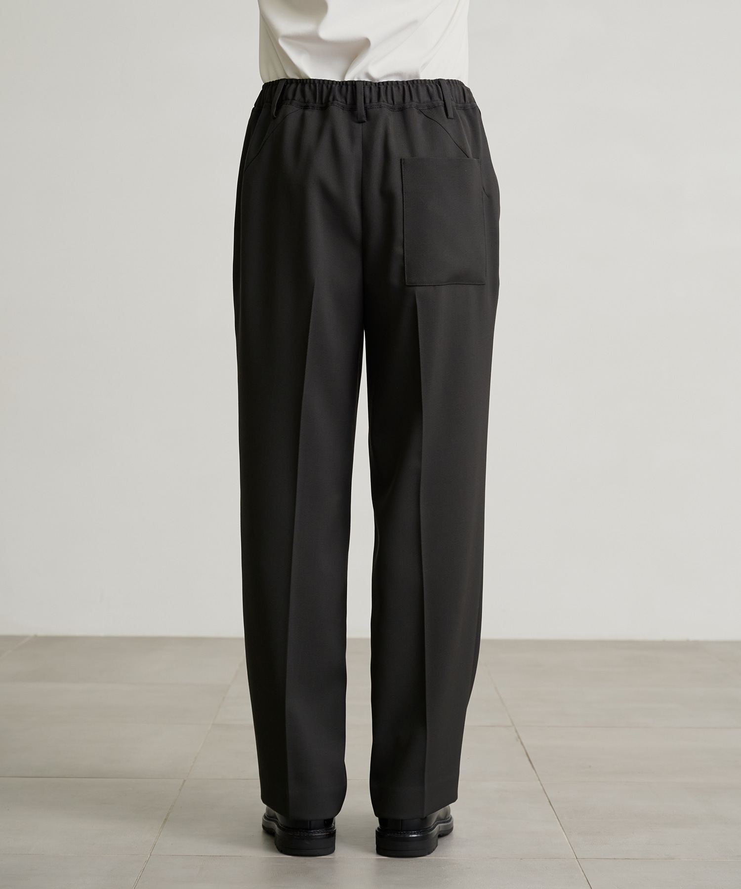 AQUA WOOLカルゼタックスラックス(2 DARK GREY): : メンズ｜PUBLIC