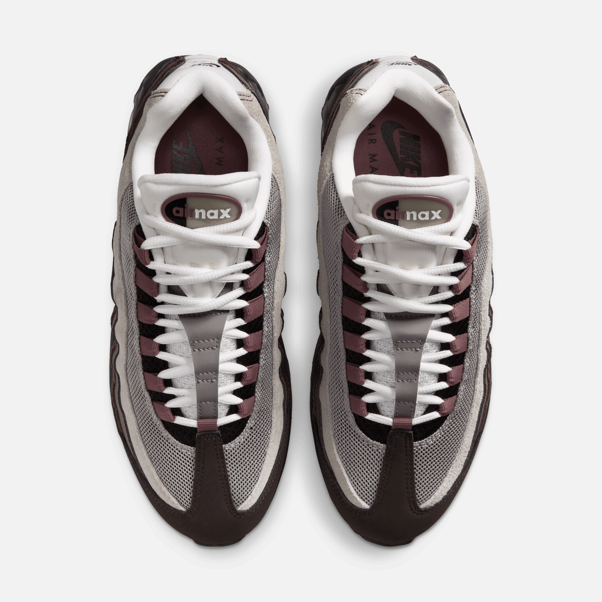 Nike Women's Air Max 95 OG Big Bubble Velvet Brown – Puffer Reds