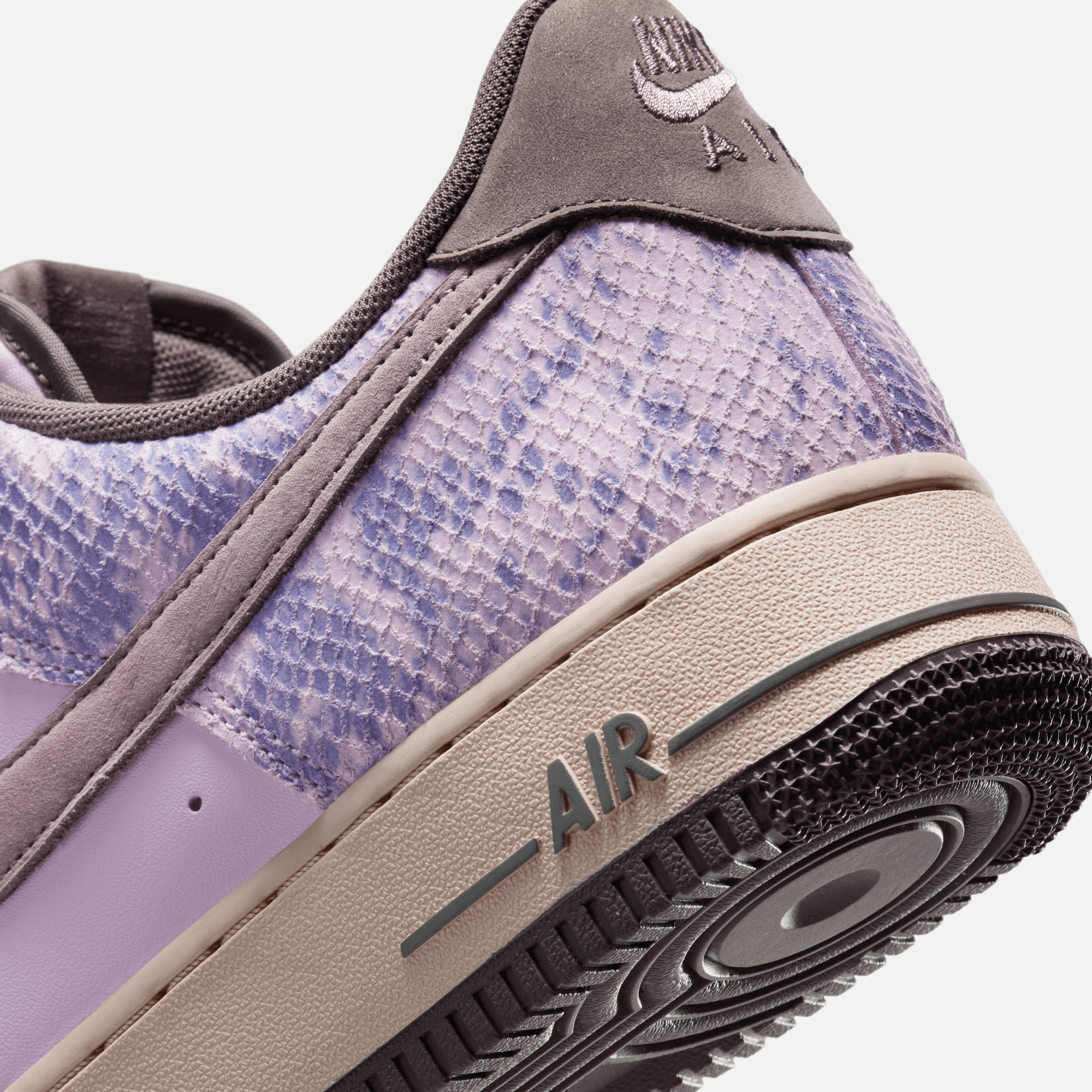 Nike Air Force 1 Low Purple Snakeskin – Puffer Reds
