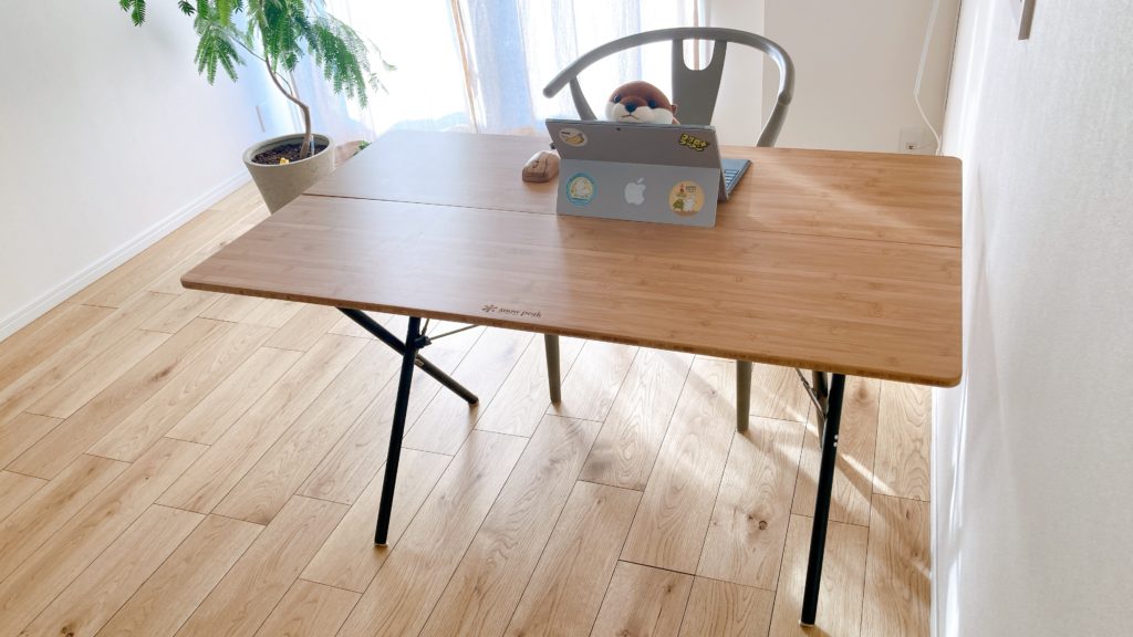 おしゃれ折りたたみテーブル】Snow Peak(スノーピーク)ワンアクション