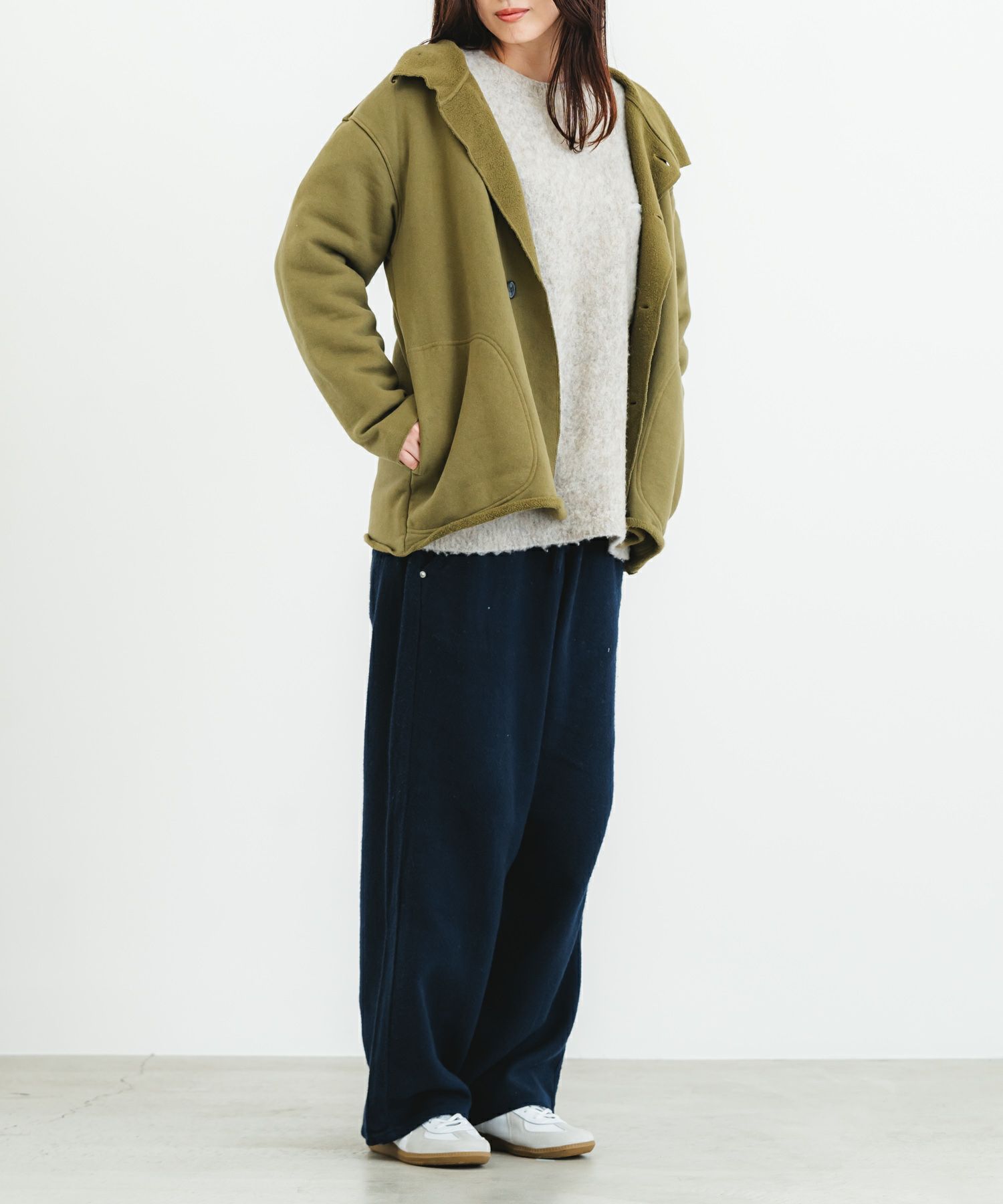 20/7裏毛フル起毛カットオフジャケット | quadro (クオドロ) 公式