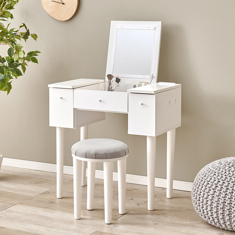 ドレッサーデスク [幅67][ライトあり/ライトなし] More | おしゃれな