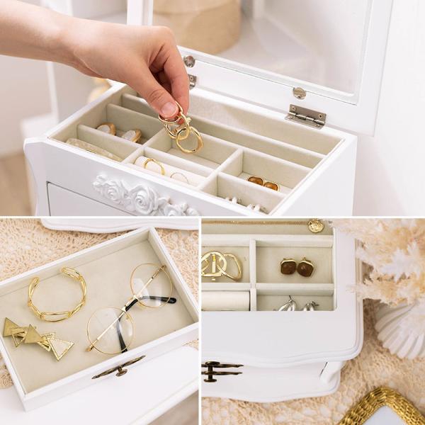 アクセサリーボックス 5段タイプ [幅26] 完成品 | おしゃれな家具