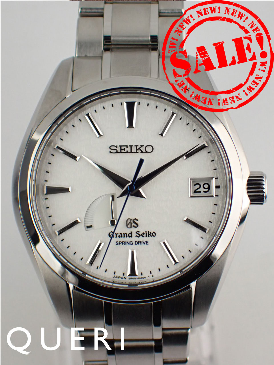 グランドセイコー スプリングドライブ マスターショップ限定 雪白