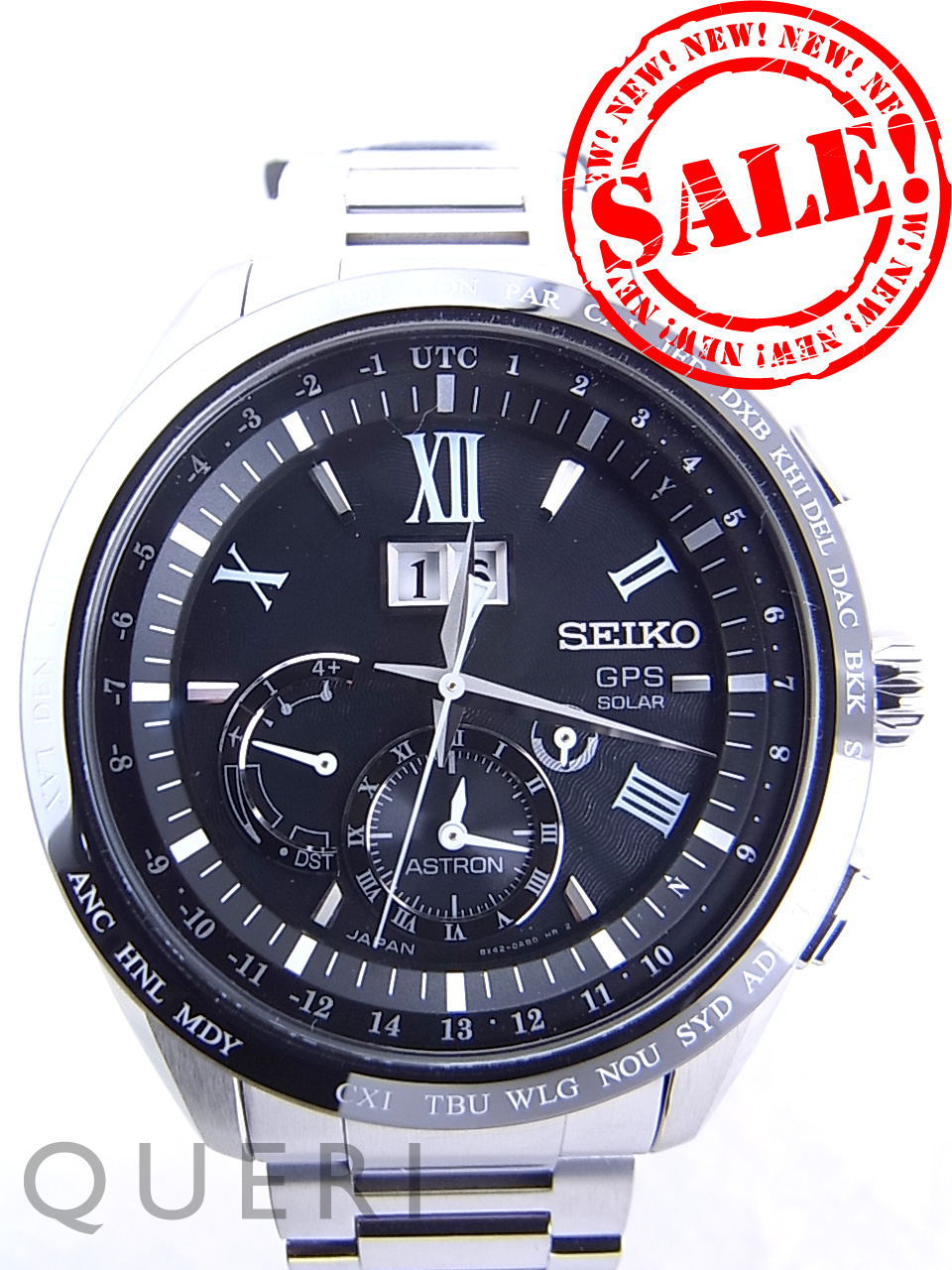 セイコー アストロン GPSソーラー ブラック文字盤SBXB137(8X42-0AB0-3