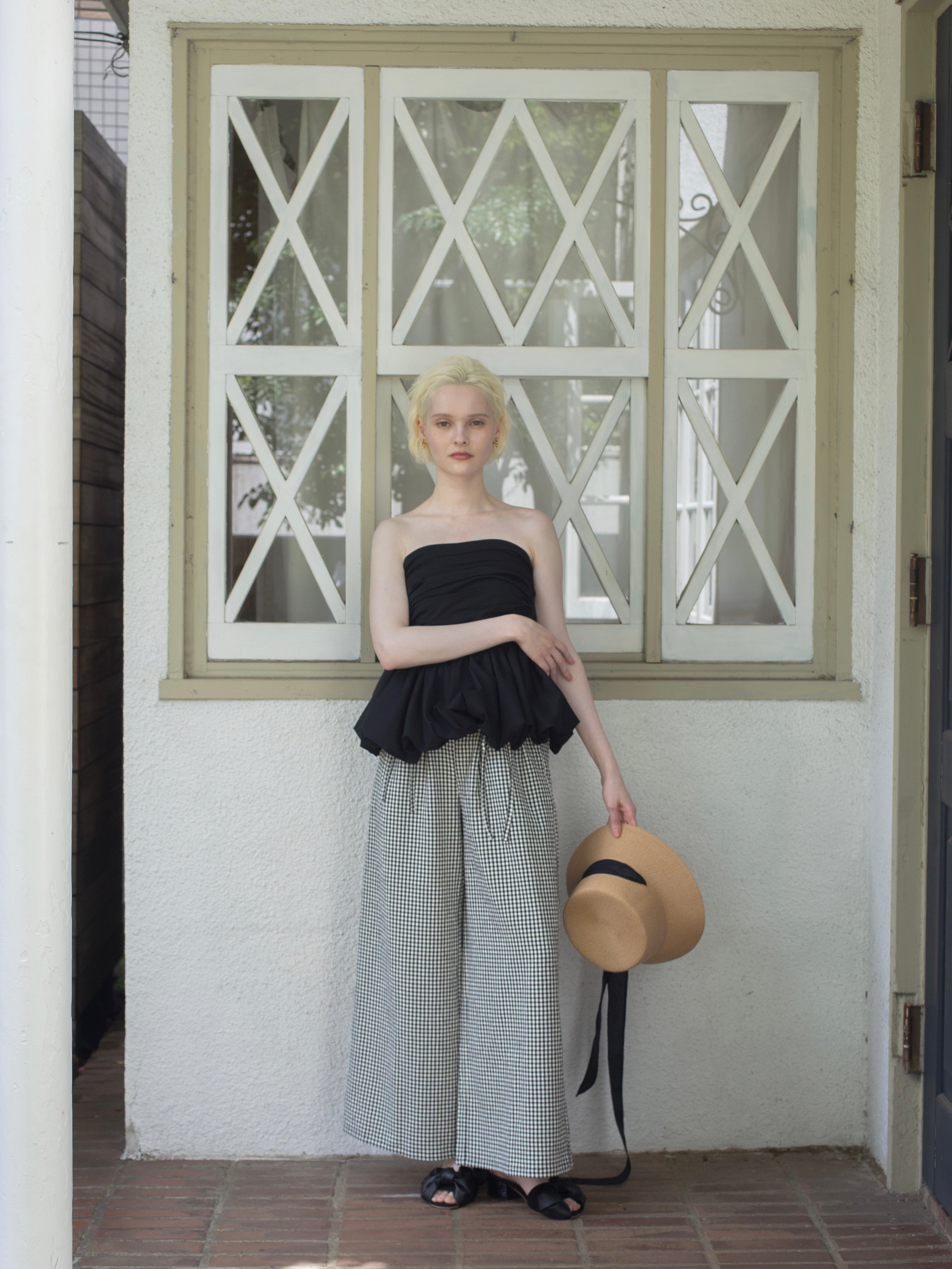 残りわずか】2way ribbon peplum top – RANCLIC