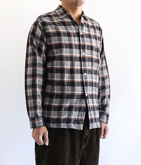 50's Hampton ビンテージプリントネルシャツ - Fresh Service