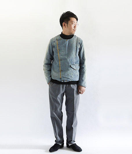 ANACHRONORM Quilted Denim Riders Jacket [INDIGO] - Fresh Service