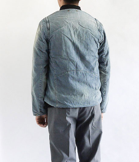 ANACHRONORM Quilted Denim Riders Jacket [INDIGO] - Fresh Service
