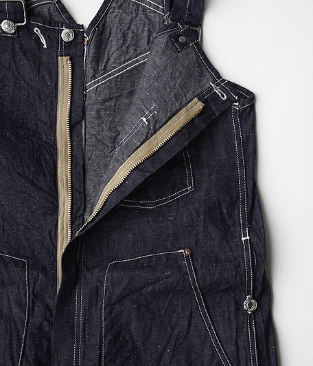 ANACHRONORM Denim Overalls [INDIGO] - Fresh Service NECESSARY or