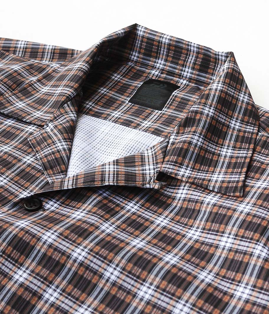 DAIWA PIER 39 Tech New Angler's Open Collar Shirts L/S [BROWN