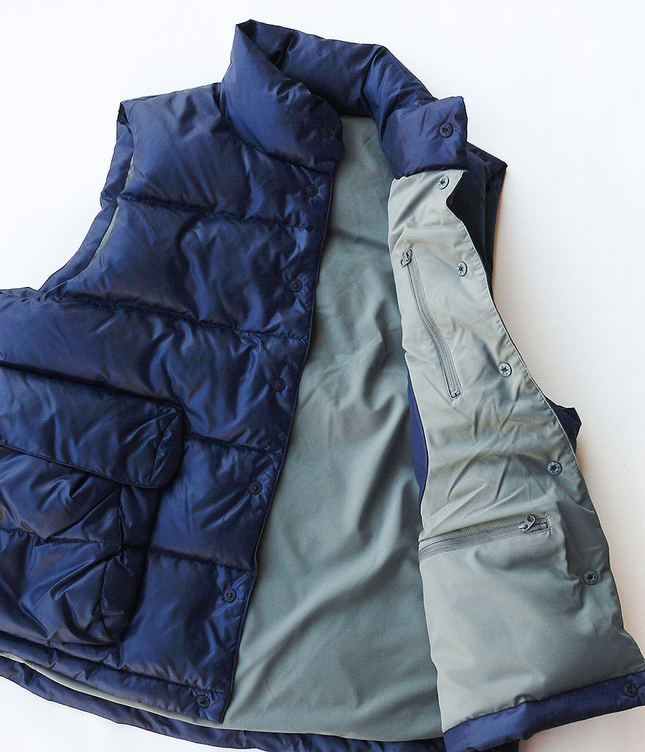 DAIWA PIER 39 TECH BACK PACKER DOWN VEST [DARK NAVY] - Fresh