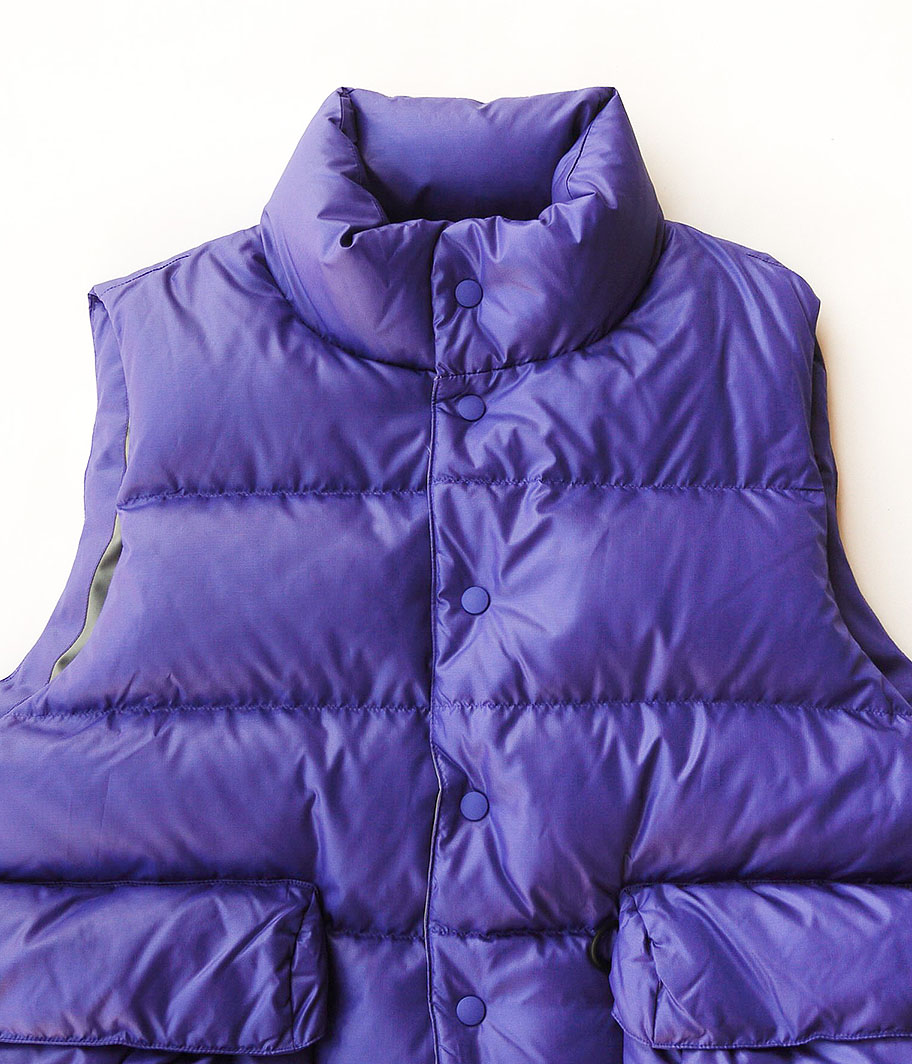 DAIWA PIER 39 TECH BACK PACKER DOWN VEST [PURPLE] - Fresh Service
