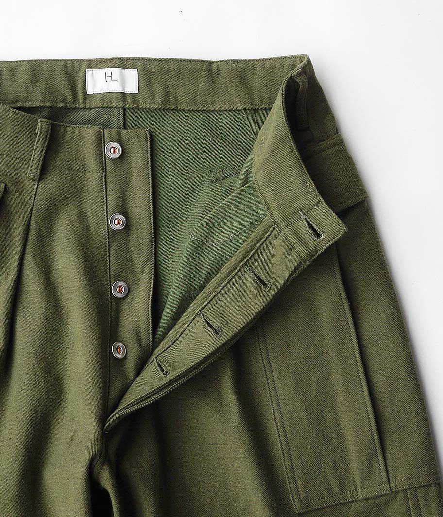 HERILL HL Denim Cargo pants [OLIVE DRAB] - Fresh Service NECESSARY