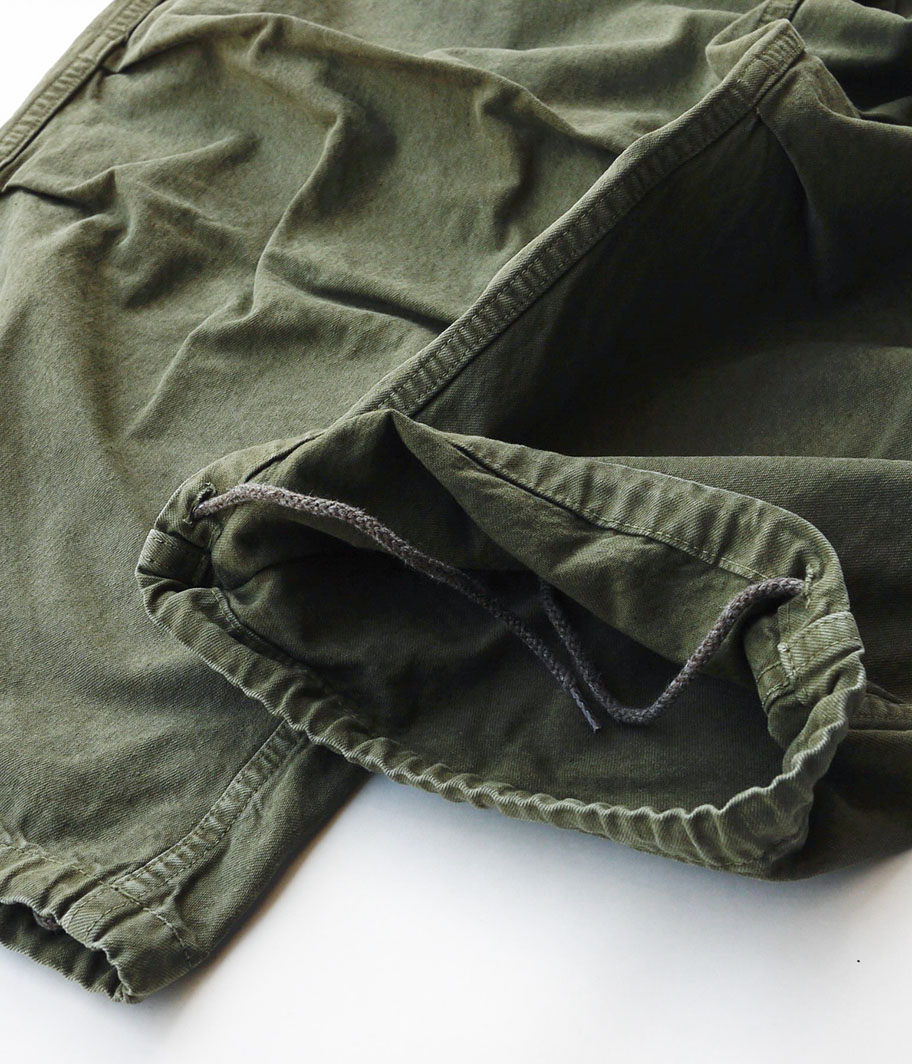 HERILL Nep denim M44 Trousers [OLIVE DRAB] - Fresh Service