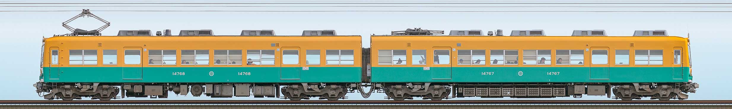 富山地鉄14760形第4編成（新塗装・海側）｜RailFile.jp｜鉄道車両