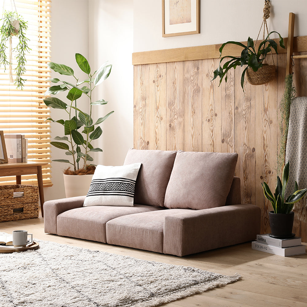 ローソファ コーデュロイ 『Lenne レンネ』/ぬくもりのある