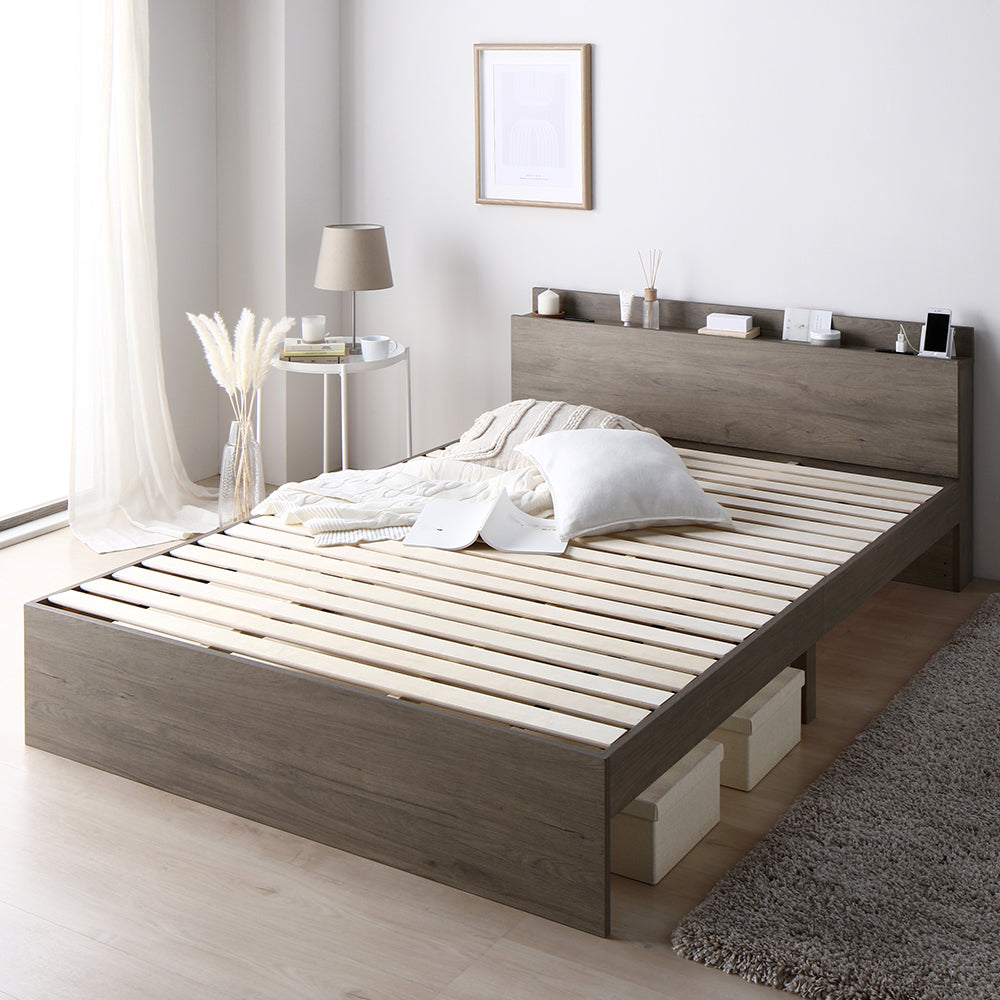 セミダブルベッド（グレージュ） – RASIK（ラシク）家具・インテリア専門店