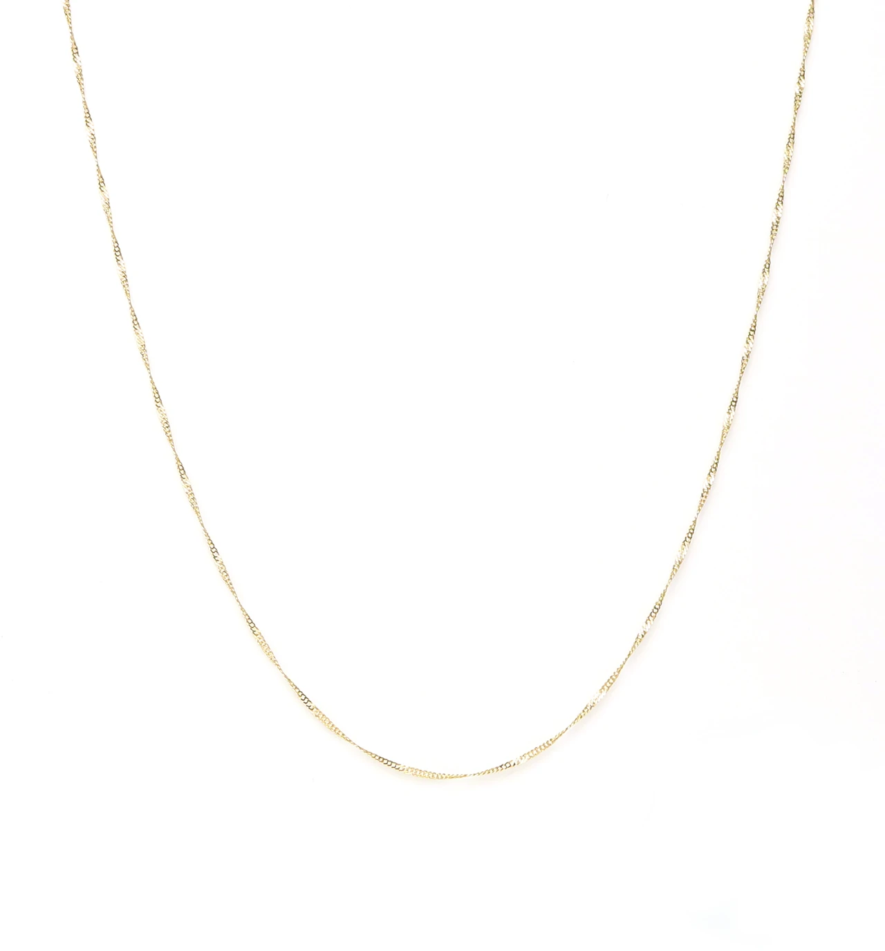 日本製】K10YG (10金イエローゴールド) ネックレス＊スクリュー