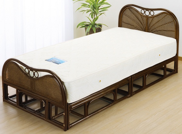 籐 ベッド シングルサイズ Y-916B - 籐家具・ラタン家具の格安通販