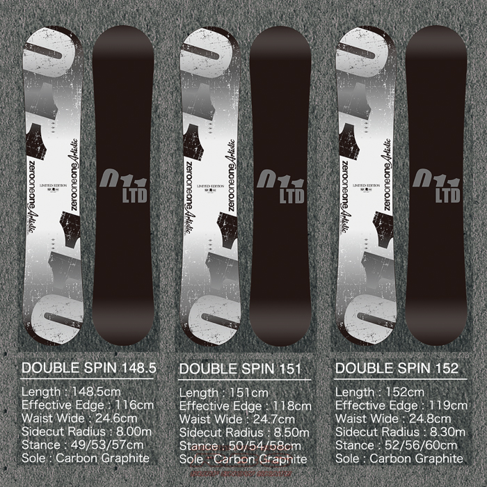 011 Artistic 18-19 DOUBLE SPIN LIMITED 148.5/151/152 日本正規RBS