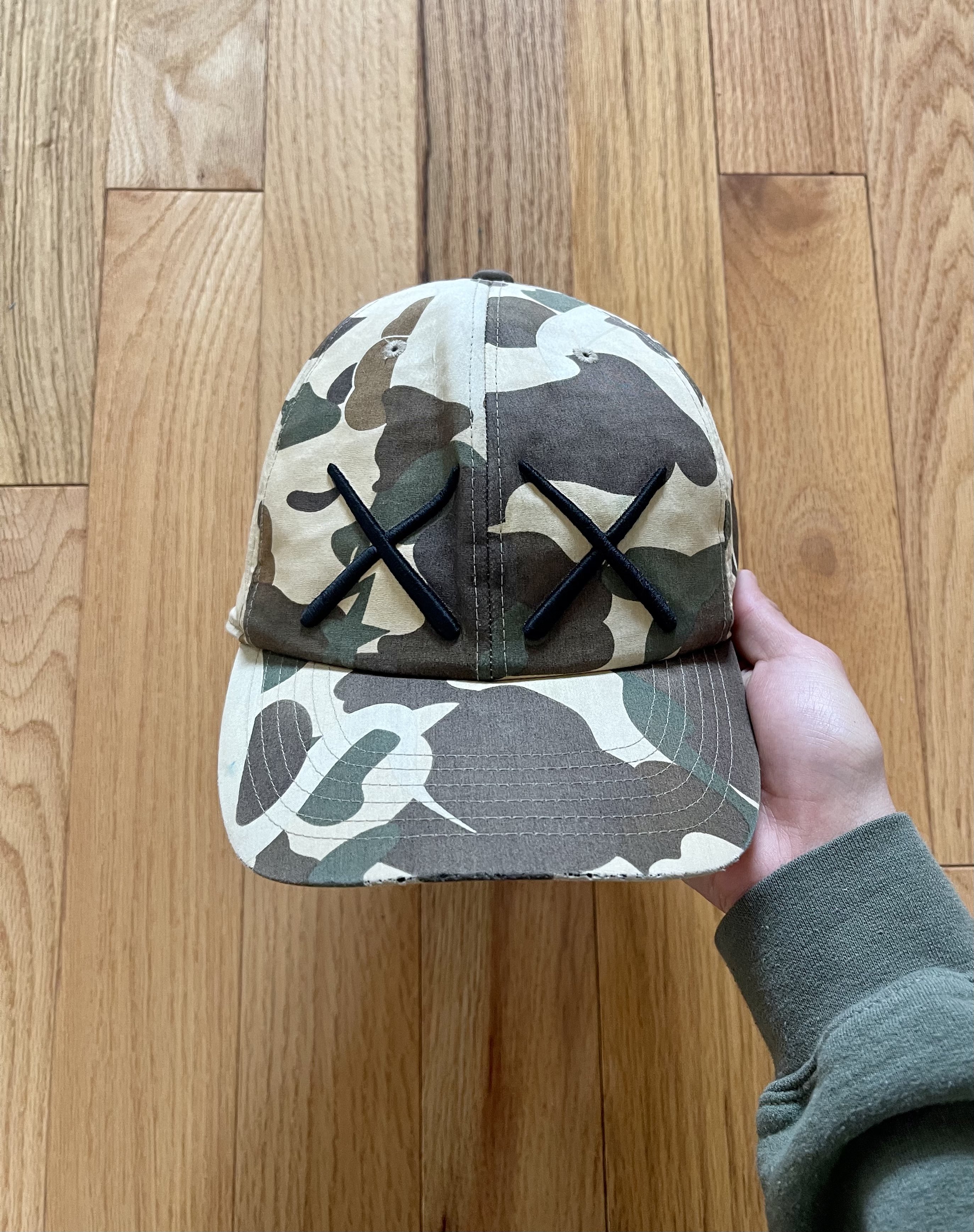 2005 Bape x Kaws Camo Hat | Reissue: Buy & Sell Designer