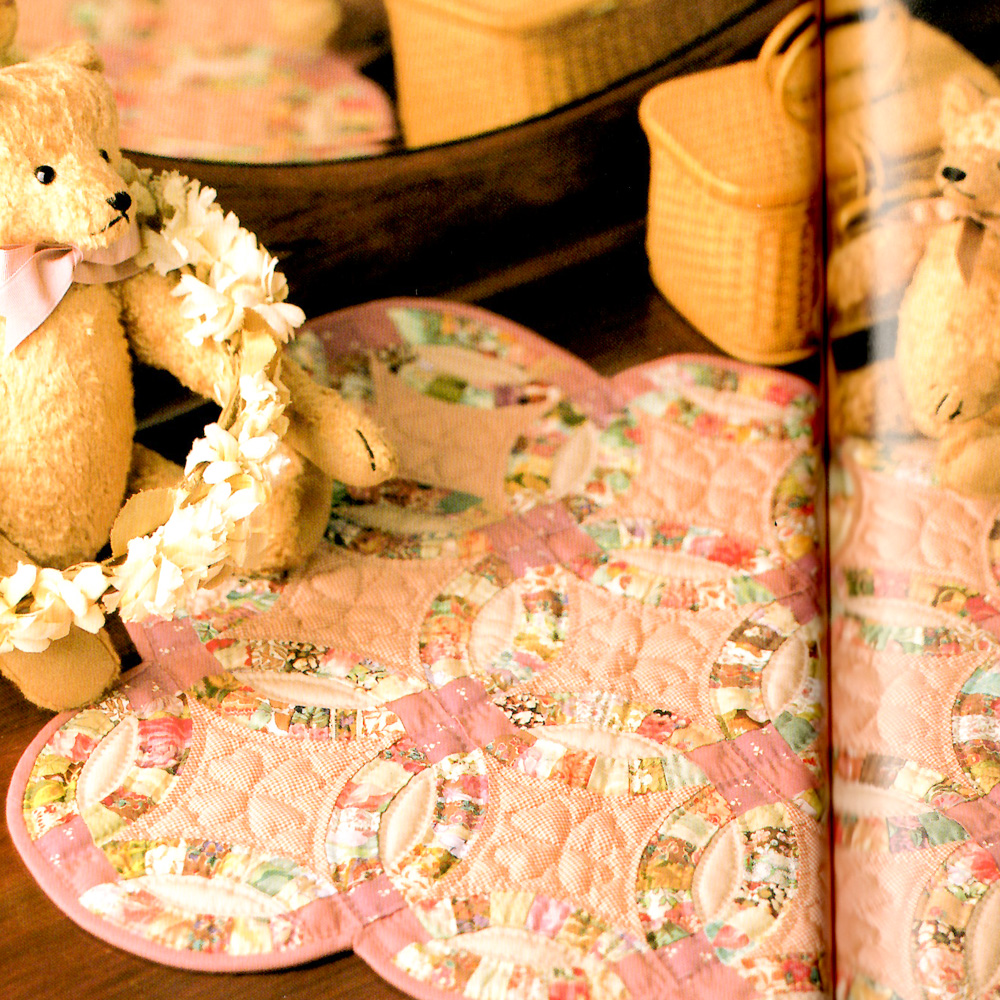 キット／ダブルウェディングリングのミニキルト ”おしゃれなパッチ