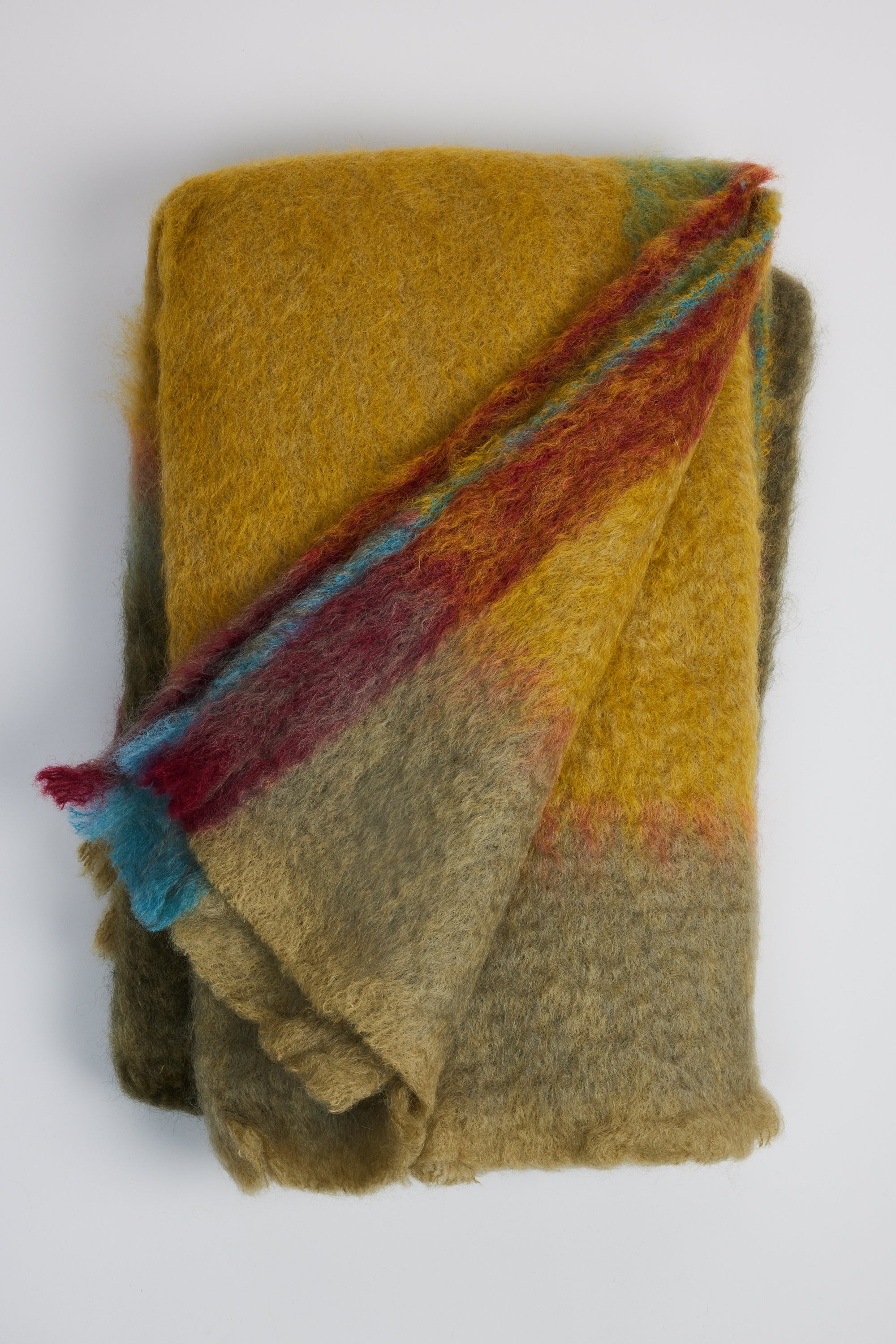 Mantas Ezcaray Queen Blanket RZ-17 Yellow Green Combo – Rentrayage