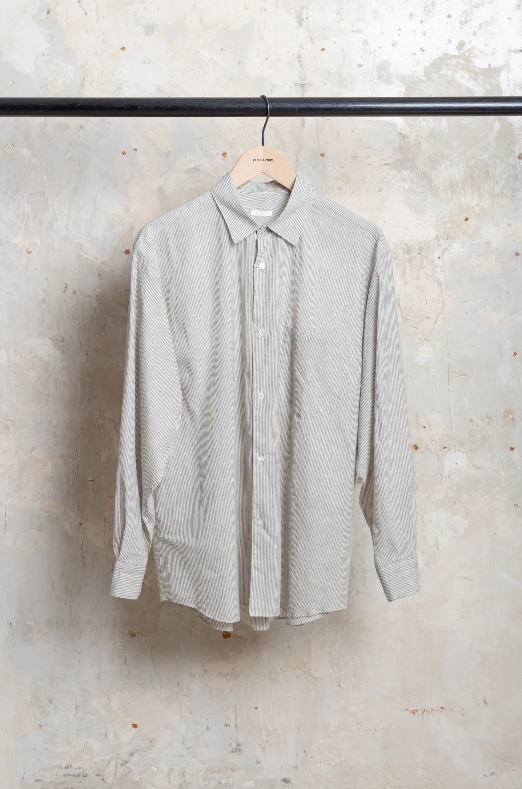 Comoli - Shirt Z01-02011 - Stripe - RENDEZ-VOUS STORE