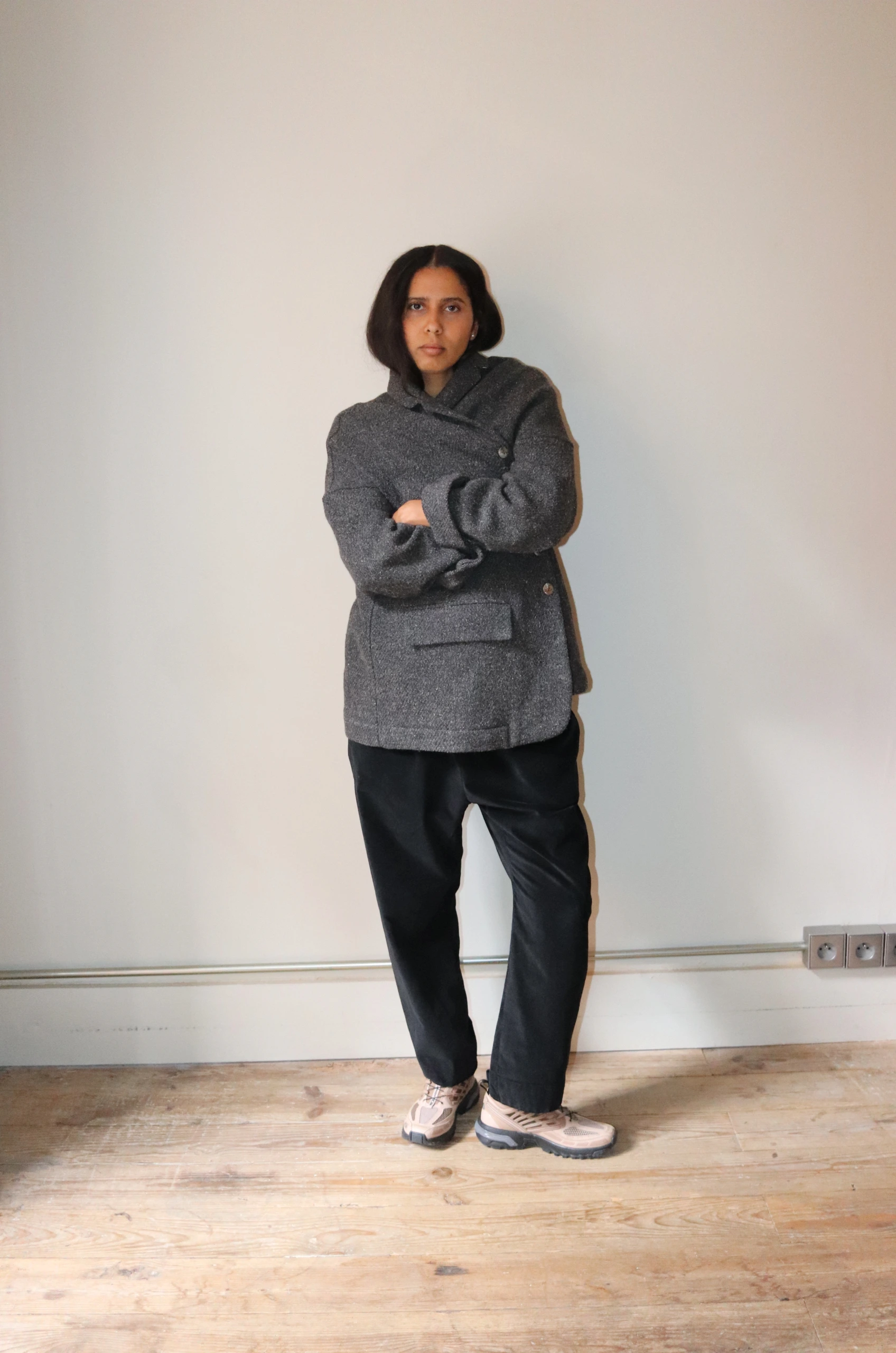 Album Di Famiglia Women Velvet Braghe Trousers Black