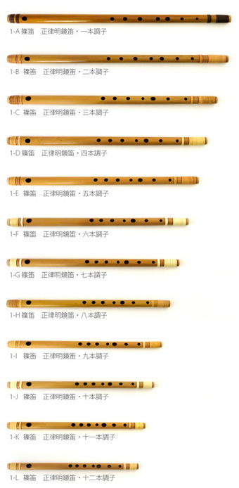 連雅屋 / 篠笛 正律明鏡笛・二本調子